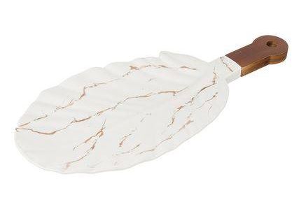 Блюдо Для Сервировки С Деревянной Ручкой Коллекция 